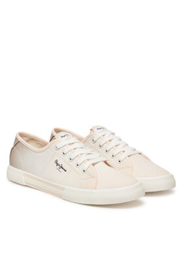 Pepe Jeans Tenisówki Brady Colors W PLS31600 Różowy. Kolor: różowy. Materiał: materiał
