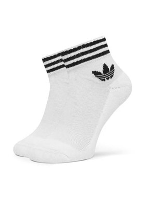 Adidas - adidas Skarpety długie 3-Stripes JV7437 Kolorowy. Materiał: materiał, bawełna. Wzór: kolorowy