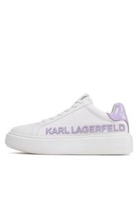 Karl Lagerfeld - KARL LAGERFELD Sneakersy KL62210 Biały. Kolor: biały. Materiał: skóra #4