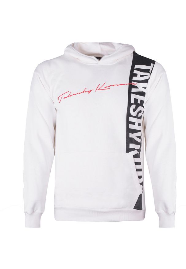 Takeshy Kurosawa Bluza. Okazja: na co dzień. Typ kołnierza: kaptur. Materiał: bawełna, tkanina. Wzór: nadruk. Styl: casual