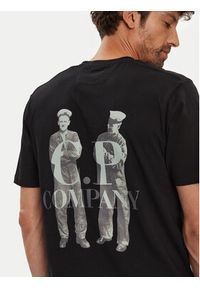 C.P. Company T-Shirt 19CMTS106A006586W Czarny Regular Fit. Kolor: czarny. Materiał: bawełna #5