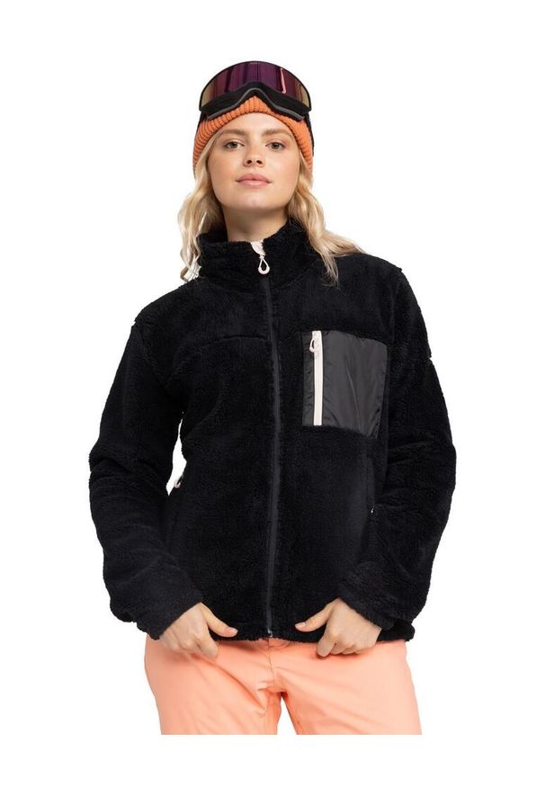 Roxy - Bluza dla Kobiety ALABAMA Czarny. Kolor: biały. Materiał: tkanina, poliester, polar