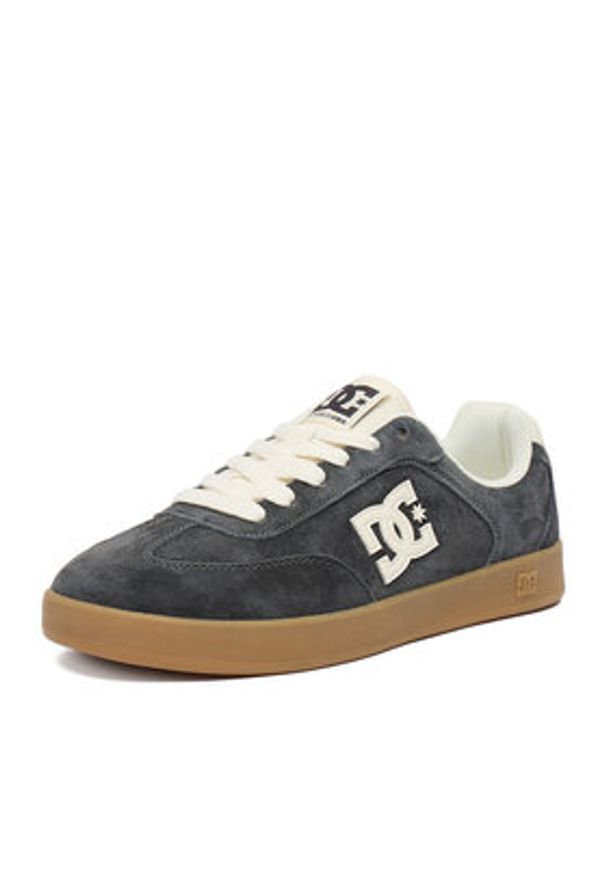 DC Shoes Sneakersy EO-MP40-853SHC Szary. Kolor: szary. Materiał: zamsz, skóra