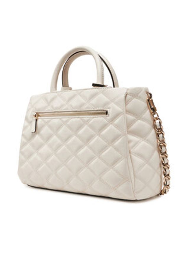 Guess Torebka HWQG96 32060 Écru. Materiał: skórzane