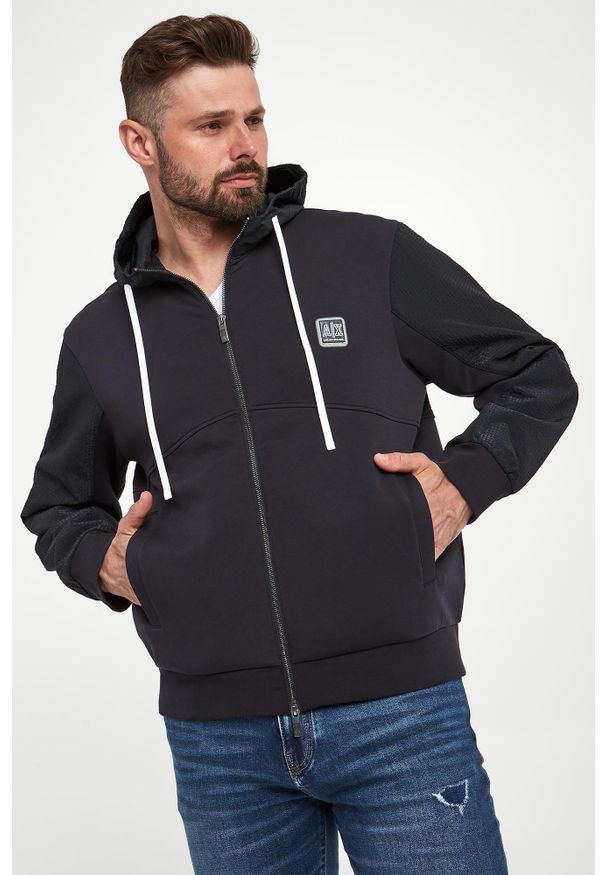 Armani Exchange - Bluza męska z kapturem ARMANI EXCHANGE. Typ kołnierza: kaptur