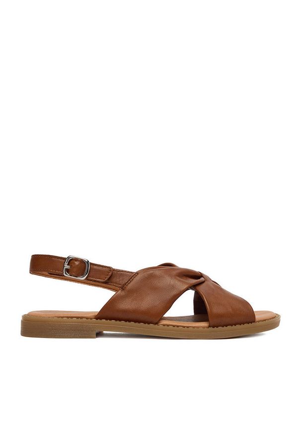 Sandały Remonte. Kolor: brązowy