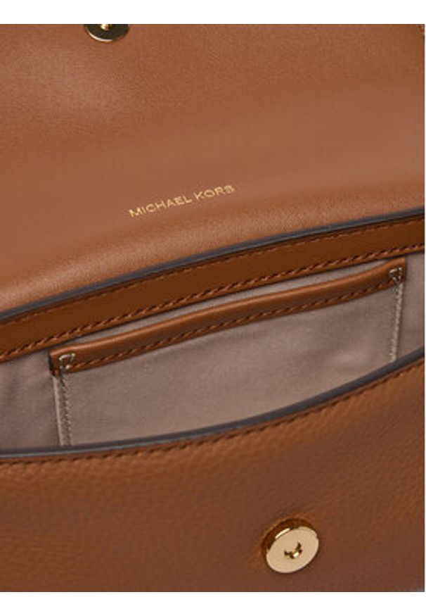 MICHAEL Michael Kors Torebka Nolita 32S6GY5C5L Brązowy. Kolor: brązowy. Materiał: skórzane