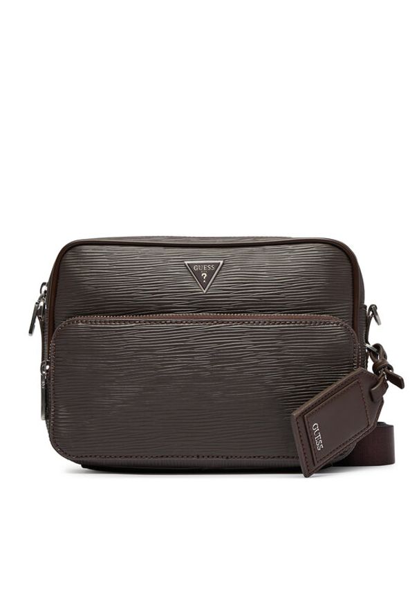 Guess Saszetka HMMIPW P6222 Brązowy. Kolor: brązowy. Materiał: skóra