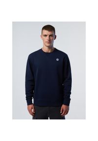 North Sails - Bluza polarowa NORTH SAILS CREWNECK SWEATSHIRT Niebieski. Kolor: niebieski. Materiał: polar #1