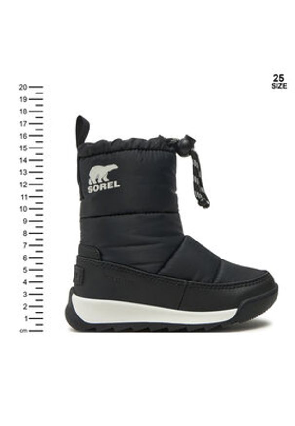 sorel - Sorel Śniegowce Whitney II Plus Puffy Wp 2088572010 Czarny. Kolor: czarny. Materiał: materiał