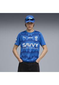 Puma - Męska koszulka domowa Al-Hilal SFC 25/26 PUMA Blue Intense Blazing. Kolor: niebieski. Wzór: aplikacja. Sport: piłka nożna