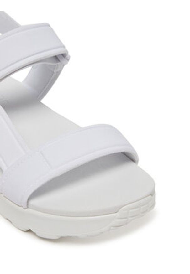 skechers - Skechers Sandały Uno-Summer Stand2 119813/WHT Biały. Kolor: biały. Materiał: materiał