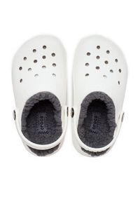 Crocs Klapki Classic Lined Clog Kids 207010 Biały. Kolor: biały