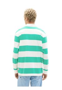 Tom Tailor Denim Polo 1035281 Zielony. Typ kołnierza: polo. Kolor: zielony. Materiał: denim, bawełna #4