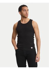 Calvin Klein Jeans Tank top Terry LV04RF272G Czarny Regular Fit. Kolor: czarny. Materiał: bawełna #1