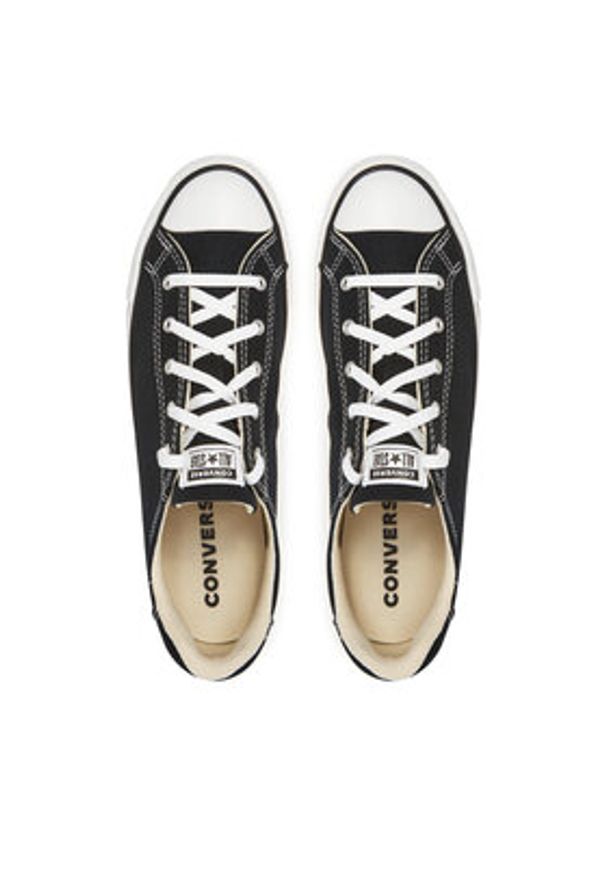 Converse Trampki Chuck Taylor All Star Dainty Lucky A12950C Czarny. Kolor: czarny. Materiał: materiał