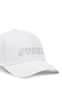 Guess Czapka z daszkiem V5GZ01 WO08O Biały. Kolor: biały. Materiał: materiał, bawełna #3