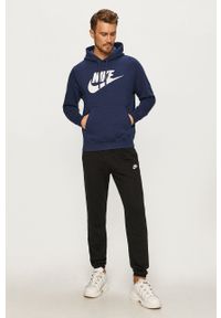Nike Sportswear - Bluza. Typ kołnierza: kaptur. Kolor: niebieski. Materiał: dzianina #3