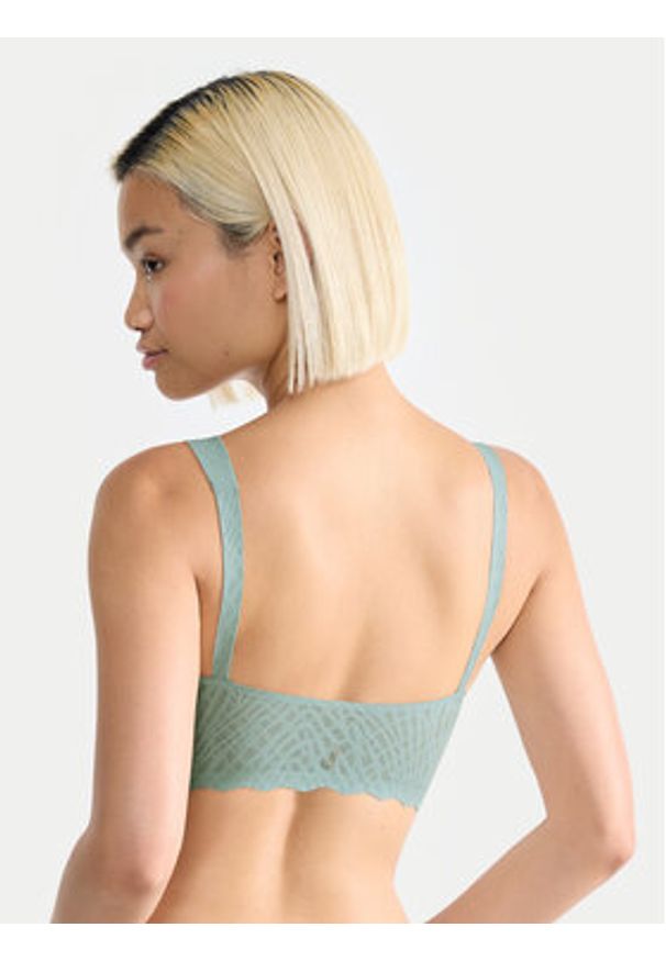 Sloggi Biustonosz top Zero Feel Bliss 10219598 Zielony. Kolor: zielony. Materiał: syntetyk