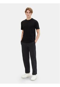 Tom Tailor Komplet 2 t-shirtów 1037741 Czarny Regular Fit. Kolor: czarny. Materiał: bawełna #12