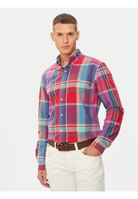 Polo Ralph Lauren Koszula 710944612001 Kolorowy Custom Fit. Typ kołnierza: polo. Materiał: bawełna. Wzór: kolorowy