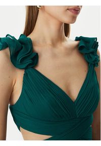 Morgan Sukienka wieczorowa 251-RISSAL Zielony Regular Fit. Kolor: zielony. Materiał: syntetyk. Styl: wizytowy #5