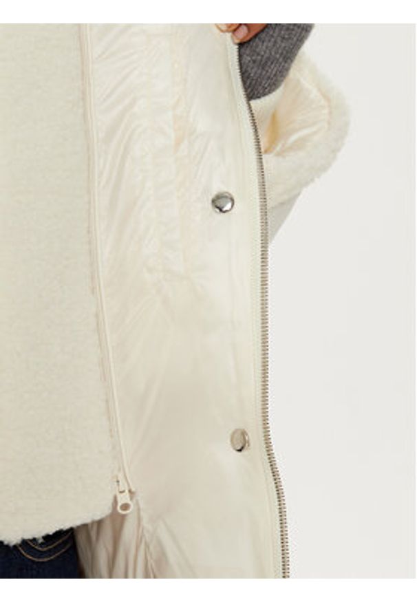 BOSS Kurtka puchowa Pimira 50524479 Écru Regular Fit. Materiał: syntetyk