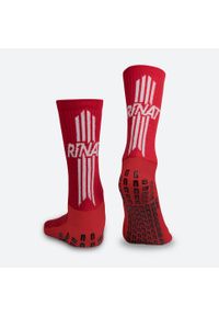 RINAT - Sportowa skarpeta antypoślizgowa ANTISLIP SOCKS dla dorosłych Czerwony Zestaw 2. Kolor: czerwony. Sport: piłka nożna