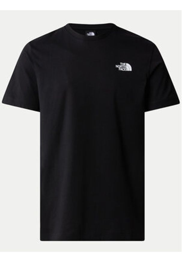 The North Face T-Shirt Redbox NF0A87NV Czarny Regular Fit. Kolor: czarny. Materiał: bawełna