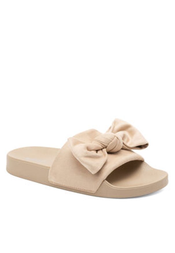 Clara Barson Klapki FABIA WSS20734-04 Beżowy. Kolor: beżowy. Materiał: materiał