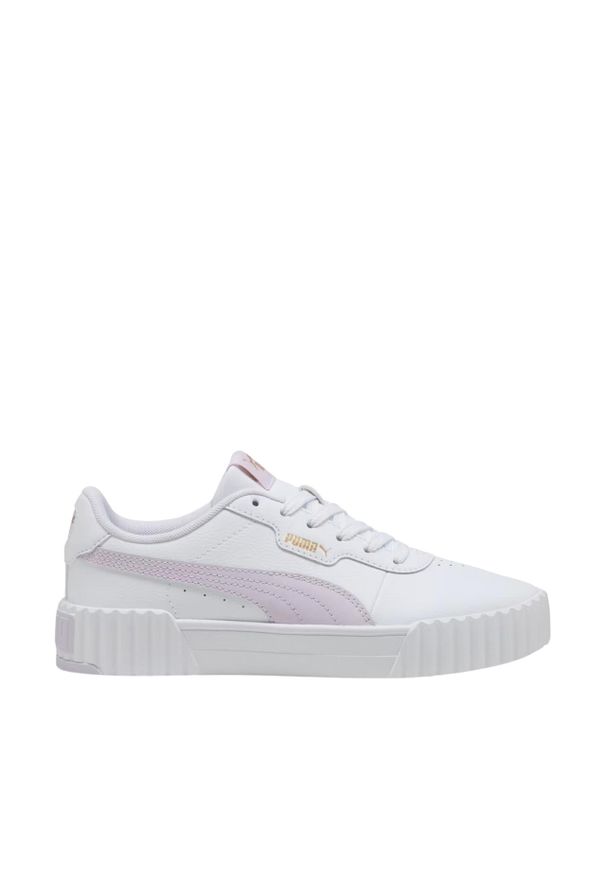 Buty damskie Puma Carina 3.0. Okazja: na co dzień. Kolor: biały, wielokolorowy, fioletowy