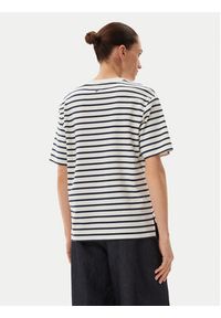 Max Mara T-Shirt 2515941042650 Granatowy Regular Fit. Kolor: niebieski. Materiał: bawełna #4
