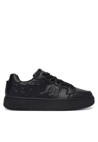 Replay - REPLAY Sneakersy GMZ6Z.000.C0005L Czarny. Kolor: czarny. Materiał: skóra