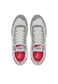 Pepe Jeans Sneakersy Natch Basic M PMS40010 Biały. Kolor: biały