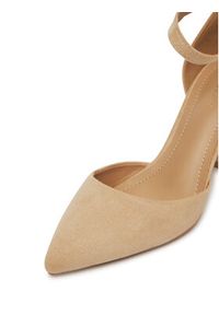 DeeZee Czółenka BK-2466-2 Beżowy. Kolor: beżowy. Materiał: materiał