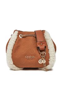 Guess Torebka HWPG94 97040 Brązowy. Kolor: brązowy. Materiał: skórzane