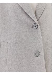 AMERICAN VINTAGE - American Vintage Płaszcz wełniany Dadoulove DADO17HCH23 Szary Relaxed Fit. Kolor: szary. Materiał: wełna, syntetyk. Styl: vintage #6