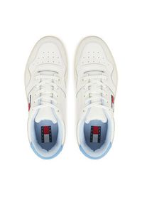 Tommy Jeans Sneakersy Tjw Retro Basket Ess EN0EN02505 Niebieski. Kolor: niebieski. Materiał: skóra #5