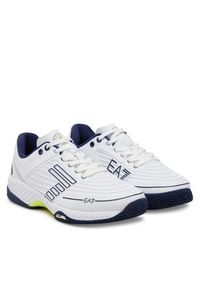 EA7 Emporio Armani Sneakersy X8X242 XK438 U451 Biały. Kolor: biały. Materiał: skóra #4