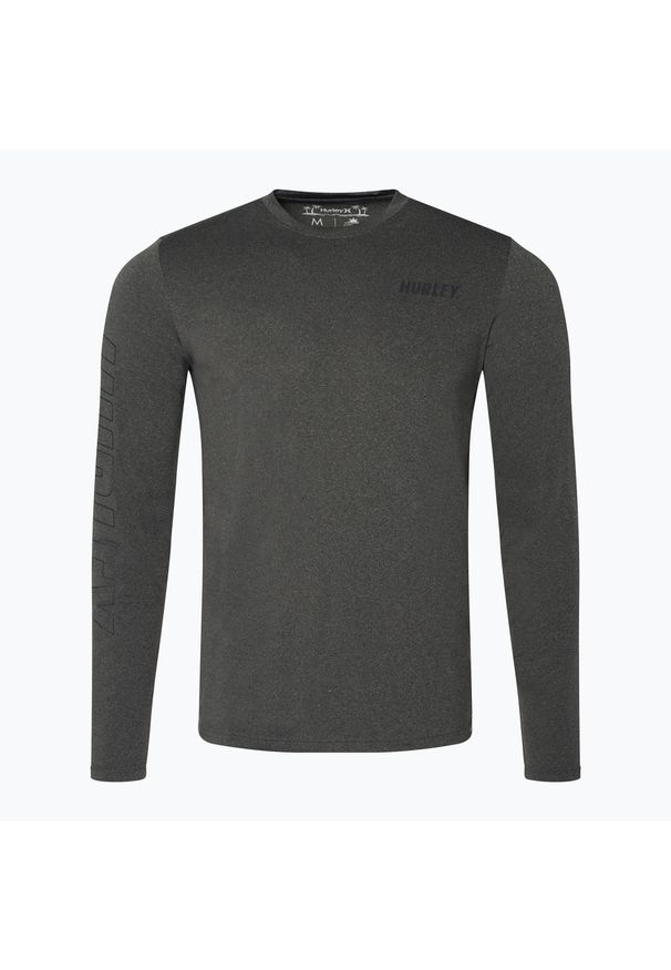 Longsleeve męski Hurley H2O-Dri Easton. Kolor: szary. Długość rękawa: długi rękaw