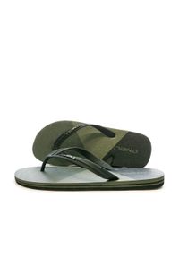 Japonki plażowe męskie O'Neill Profile Color Block. Okazja: na plażę. Kolor: zielony. Styl: sportowy #1