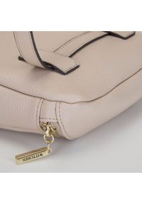 Wittchen - Damska torebka nerka skórzana prostokątna beżowa. Kolor: beżowy. Materiał: skóra #5