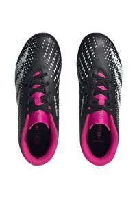 Adidas - Buty adidas Predator Accuracy.4 Fg Jr HQ0952 czarne czarne. Wysokość cholewki: przed kostkę. Kolor: czarny. Materiał: materiał. Szerokość cholewki: normalna #3