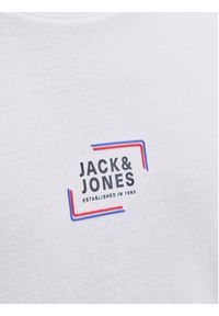 Jack & Jones T-Shirt Corp Graphic 12268415 Biały Regular Fit. Kolor: biały. Materiał: bawełna #6