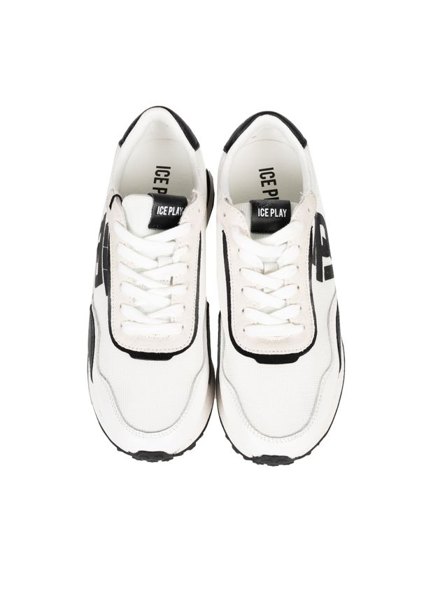 Ice Play Sneakersy | KORSER001M3TL1 | Mężczyzna | Biały. Okazja: na spacer. Nosek buta: okrągły. Kolor: biały. Materiał: tkanina, skóra. Sport: turystyka piesza