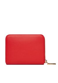 Love Moschino - LOVE MOSCHINO Mały Portfel Damski JC5734PP0MKG0500 Czerwony. Kolor: czerwony. Materiał: skóra