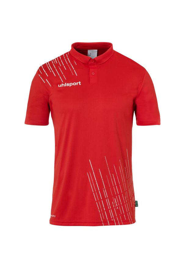 UHLSPORT - Polo Uhlsport Score 26 Poly. Typ kołnierza: polo. Kolor: czerwony, wielokolorowy, biały. Materiał: poliester. Sport: piłka nożna