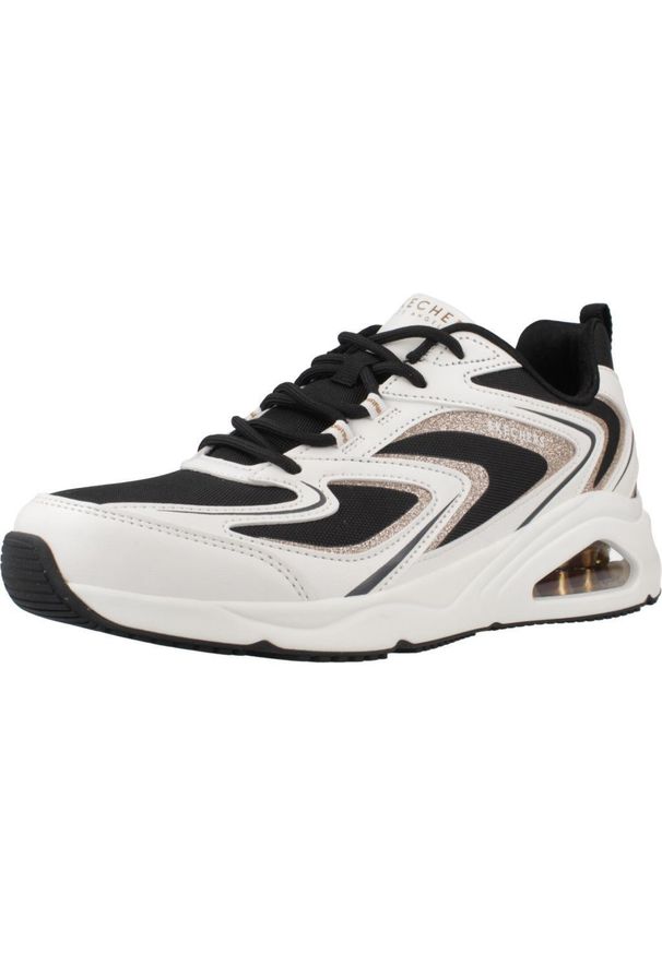 skechers - Buty SKECHERS TRES-AIR UNO - SHIMM Biały. Kolor: biały. Materiał: syntetyk, tkanina