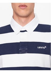 Levi's® Polo Union Rugby A4845-0014 Granatowy Regular Fit. Typ kołnierza: polo. Kolor: niebieski. Materiał: bawełna #6