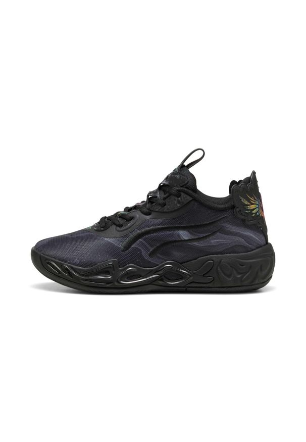 Dziecięce buty do koszykówki Puma MB.04 Lo Team. Kolor: czarny. Sport: koszykówka